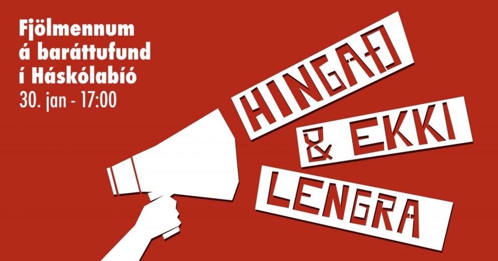 Baráttufundir - kjarasamninga strax