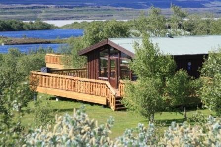 Frá Eiðum sem er náttúruparadís, frísbígolf, veiði í vatninu og göngustígar