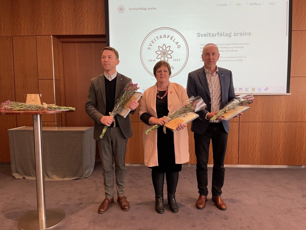 Frá hægri: Ólafur Þór Ólafsson staðgengill sveitarsjóra Skagastrandar í 4. sæti
Ásta Stefánsdóttir,…