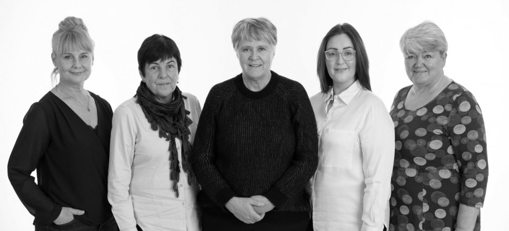 Helga, Margrét, Jakobína, Hafdís og Ragnheiður Ása