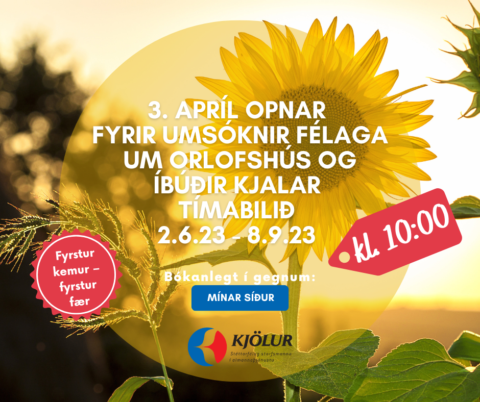 Bókanir á sumarolofstíma opna á morgun