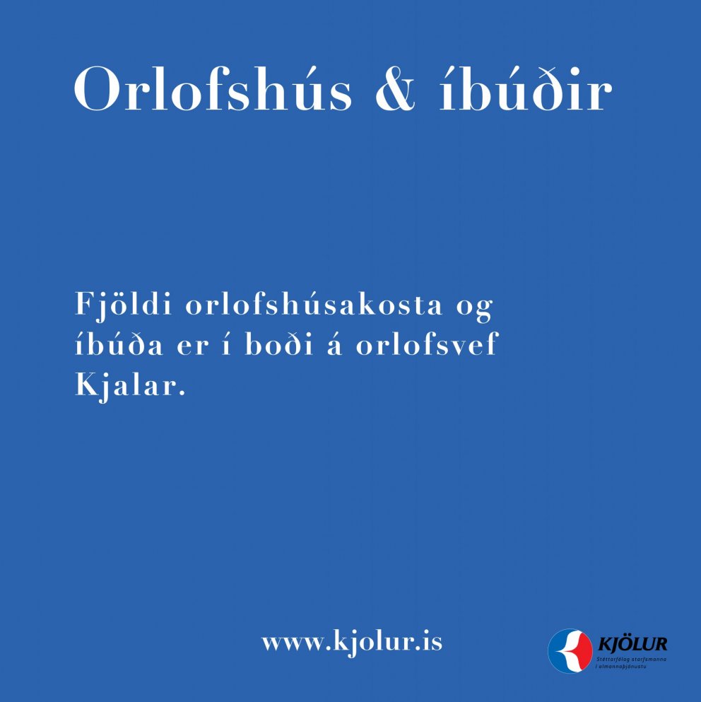 Orlofshúsavefur opnar 13. apríl kl. 10