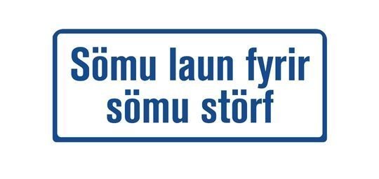 Launatöfluauki greiddur út í október