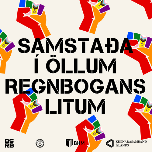 Samstaða í öllum regnbogans litum